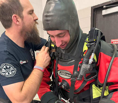 drysuit diving trainer